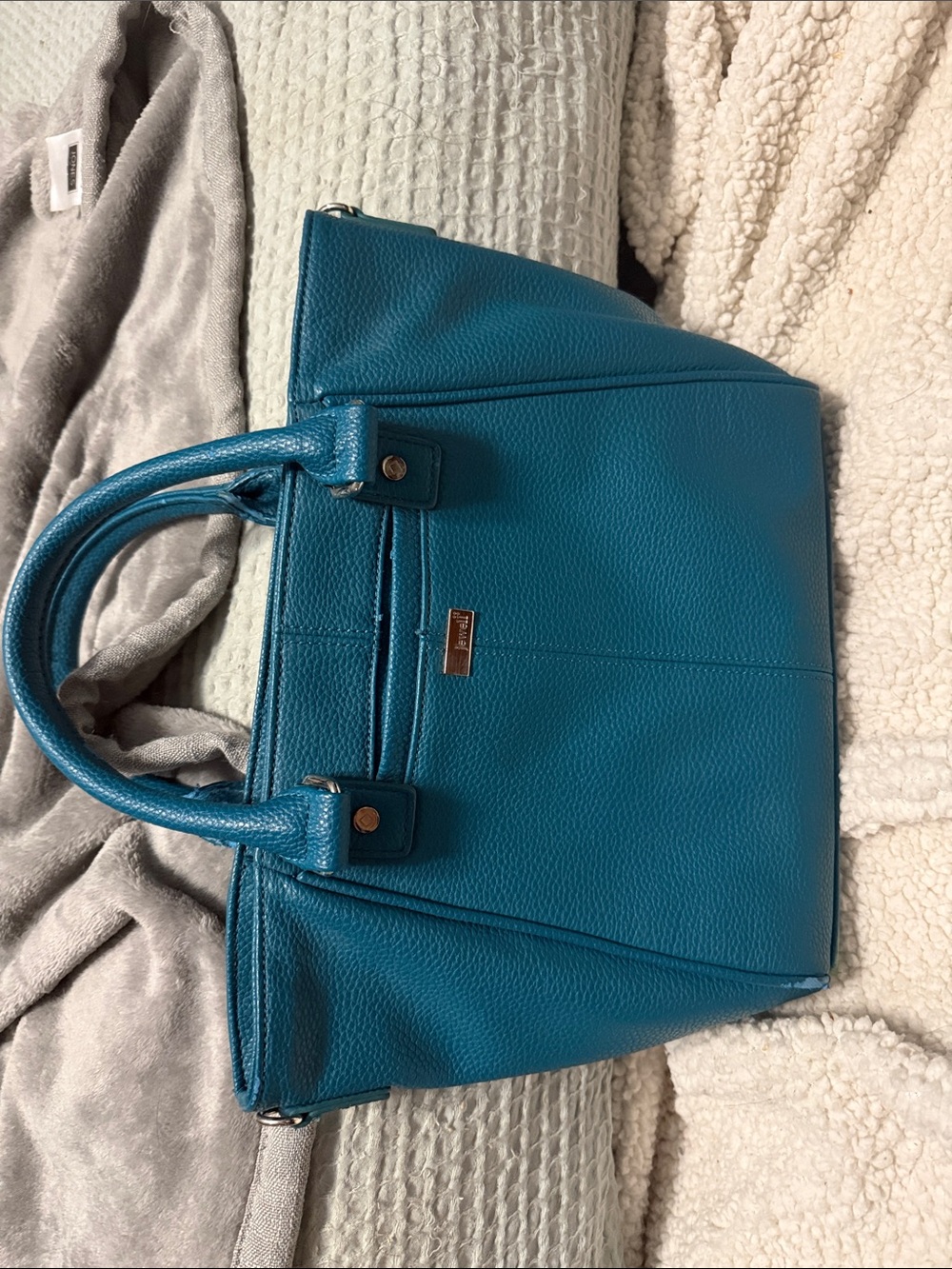 thirty-one Teal Pebble-Texture Tote